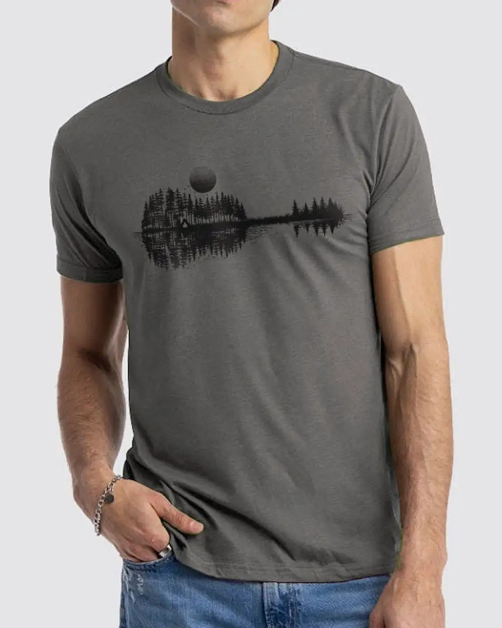 Nature Guitar Graphic Tee