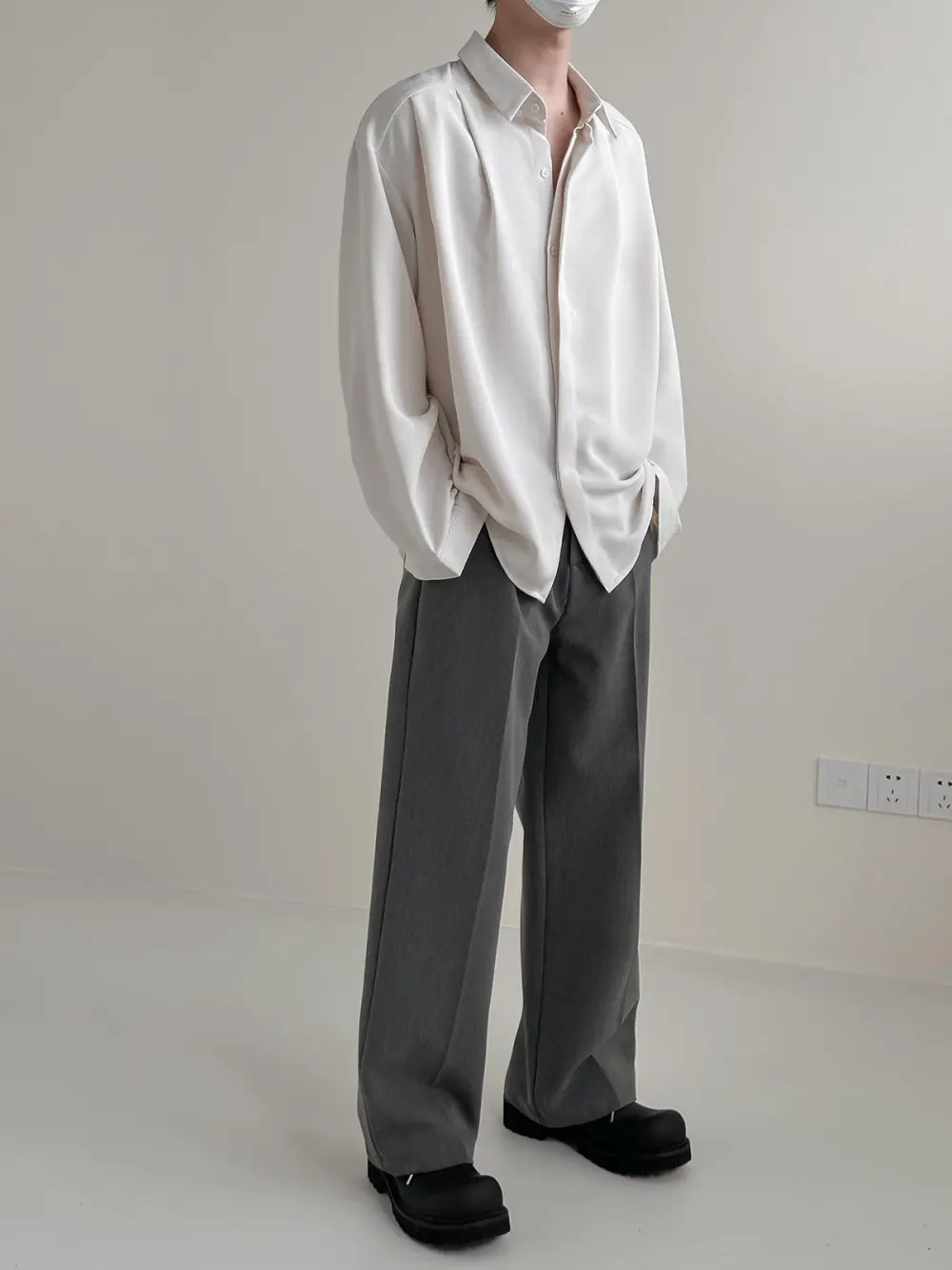 Solid Smart Office Long Sleeve Shirt