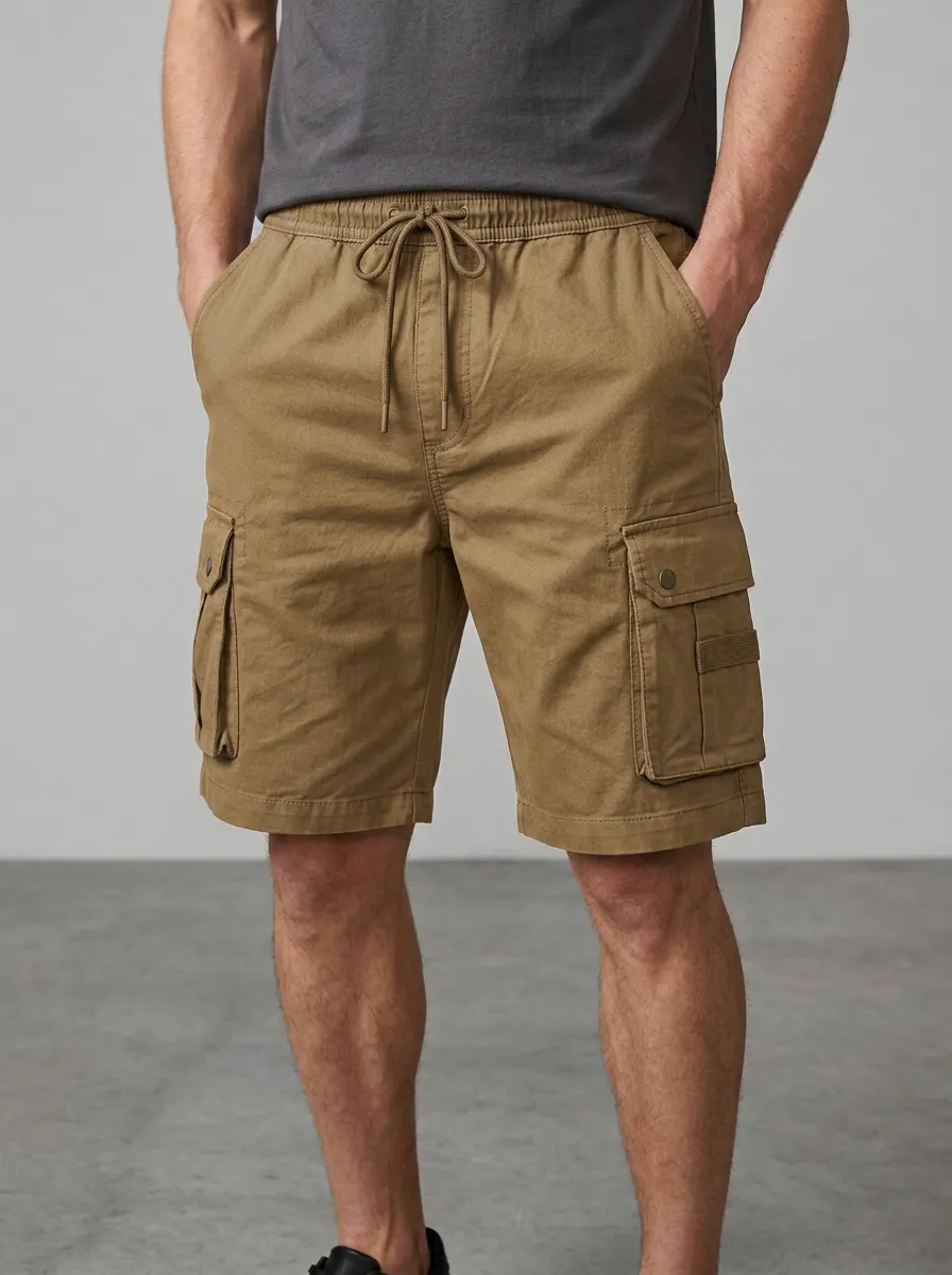 Outdoor Multi-Pocket Casual Cargo Shorts