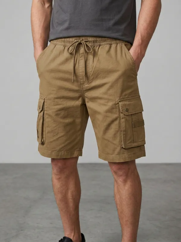Outdoor Multi-Pocket Casual Cargo Shorts