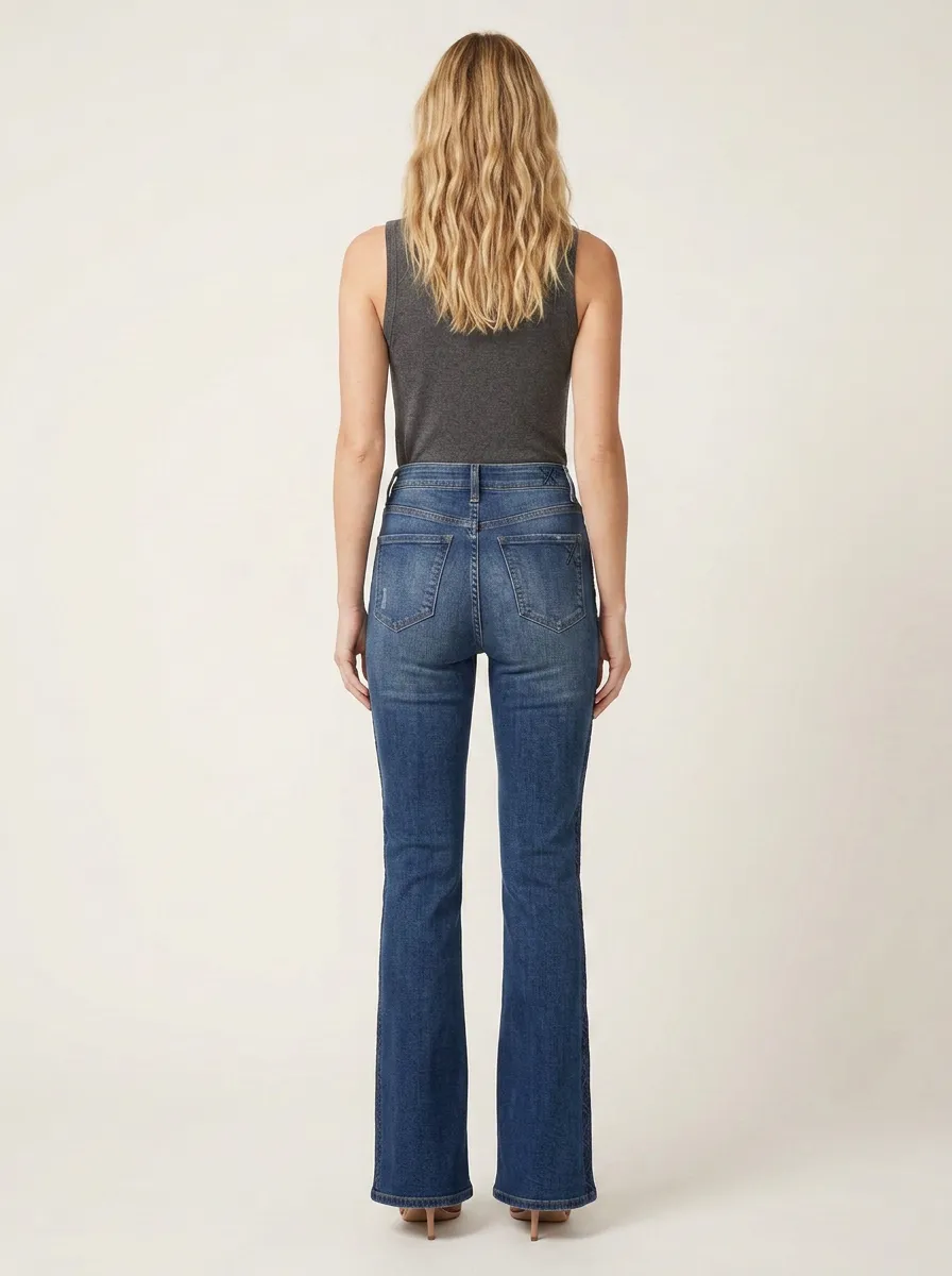 Women's High Waist Casual Denim Jeans