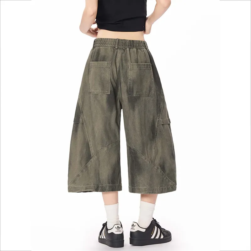 Distressed Cargo Shorts
