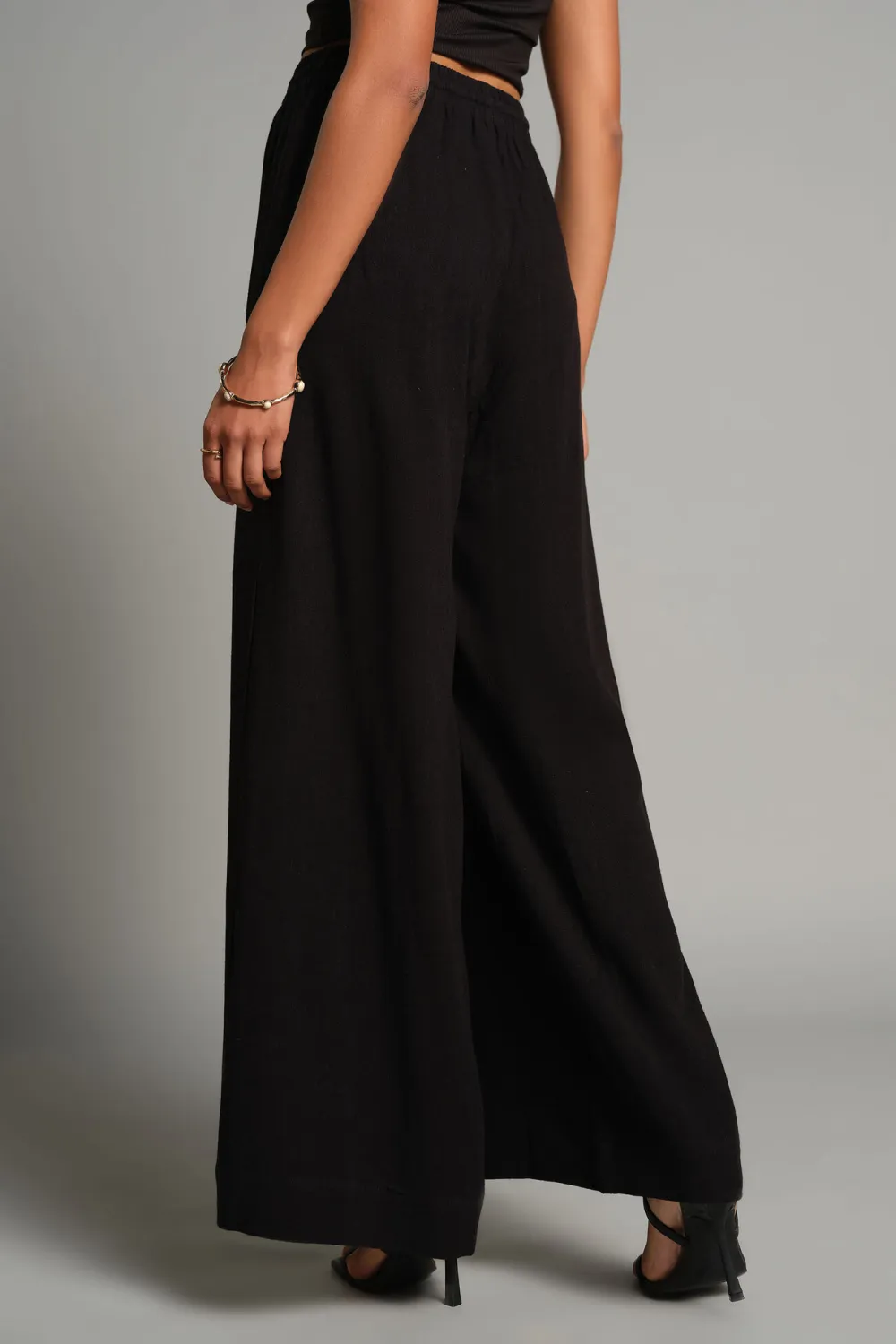 Casual Style Wide-Leg Pants