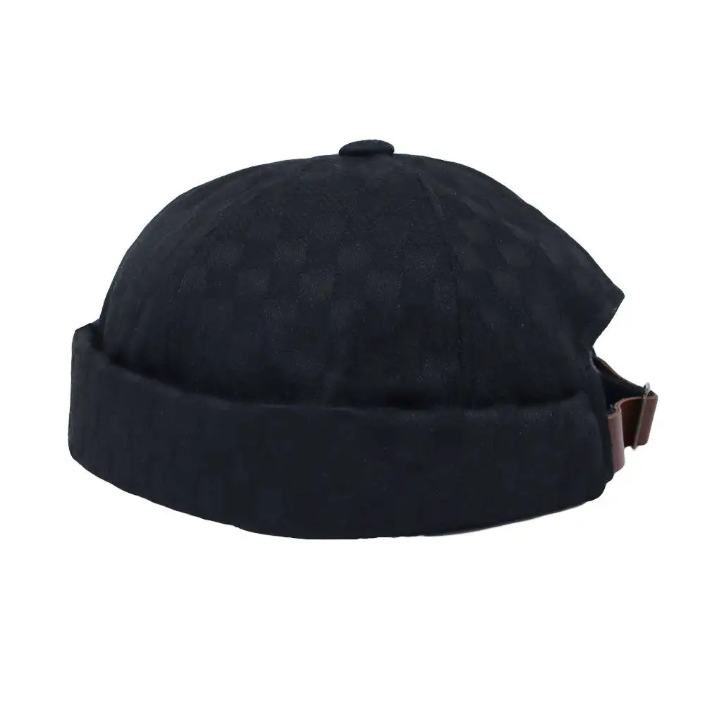 Plaid Watch Cap Beanie Hat