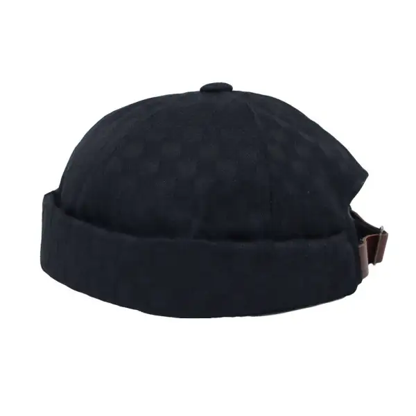 Plaid Watch Cap Beanie Hat