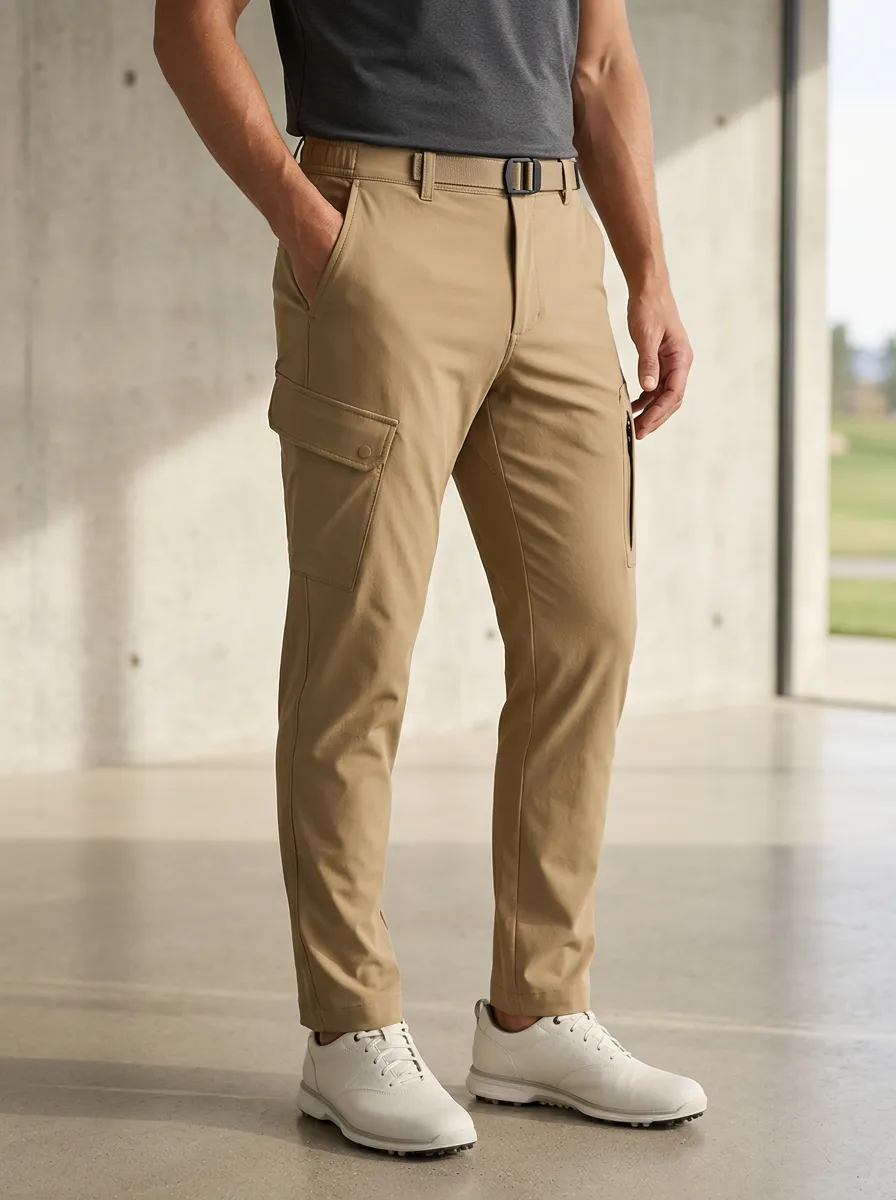 Athletic Men'S Golf Lover Cargo Printed Pants Course Style