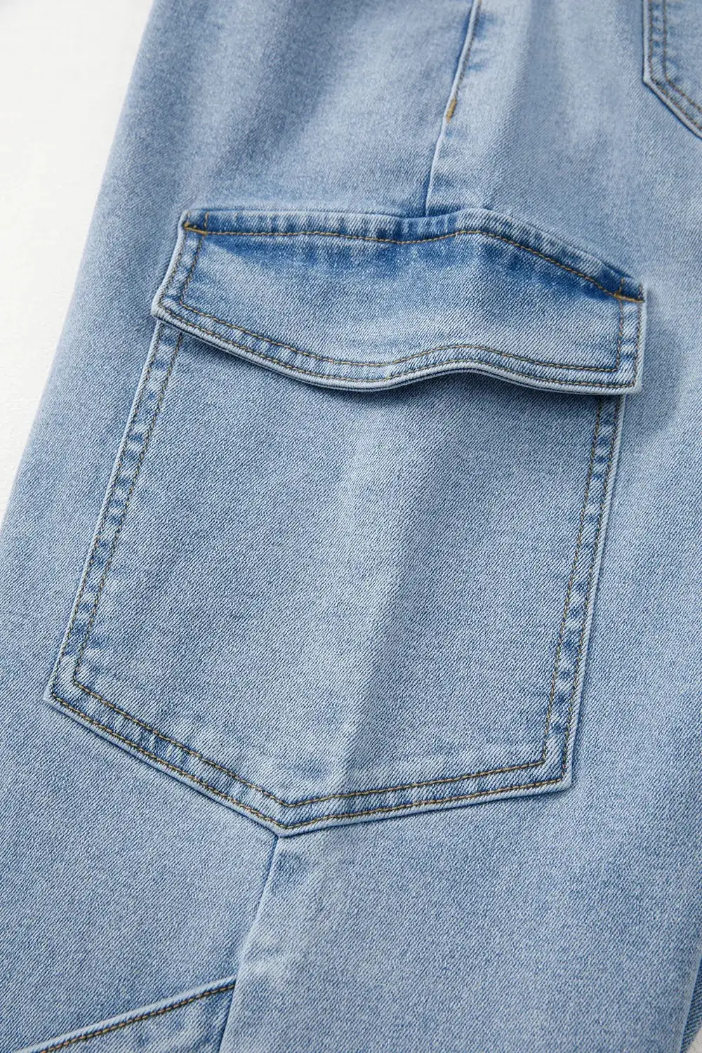 Soft Cargo Denim Jeans