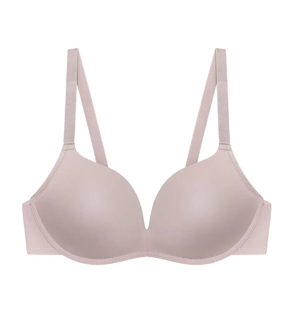 Women's Clean-Finish Non-Wired Push-Up Breathable Bra