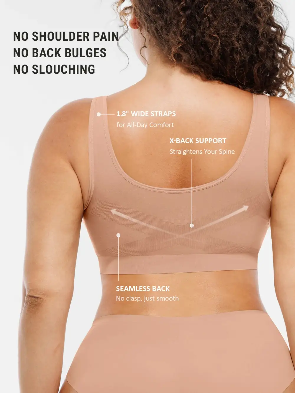 Seamless Full Coverage Support Bra