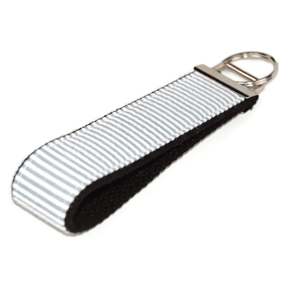 Stripe Minimal Keychain