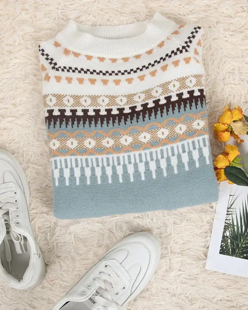 Warm Patterned Sweater