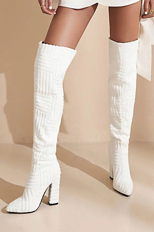 Graphic Print Boots