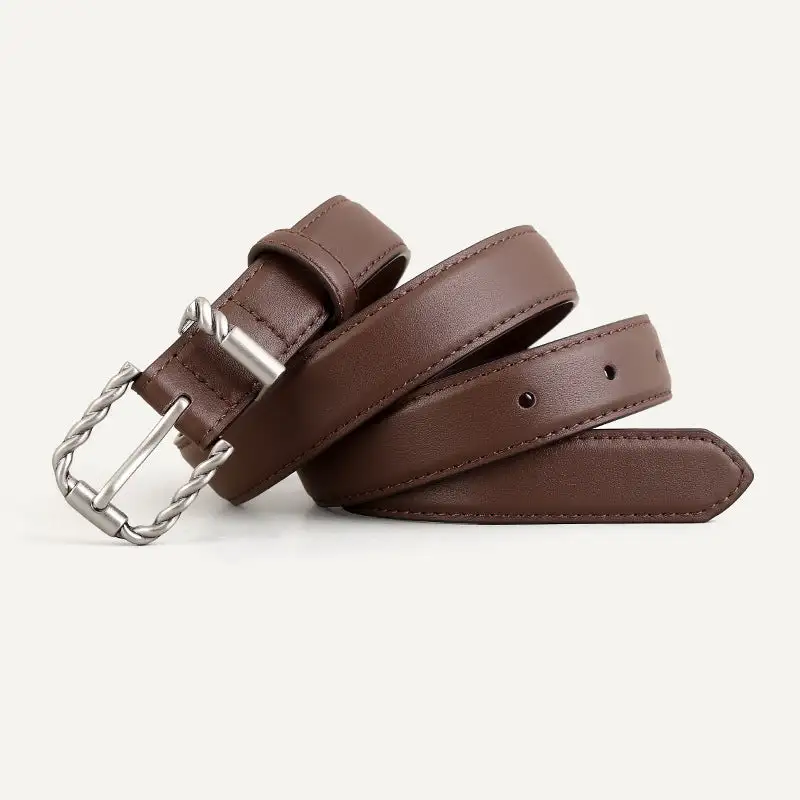 Tailored Statement Buckle Everyday Belt