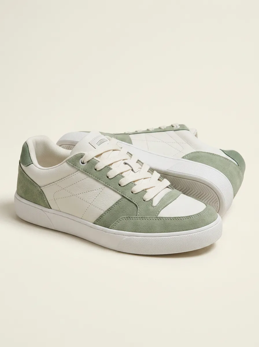 Women's Street Profile Suede Patchwork Casual Printed Sneakers