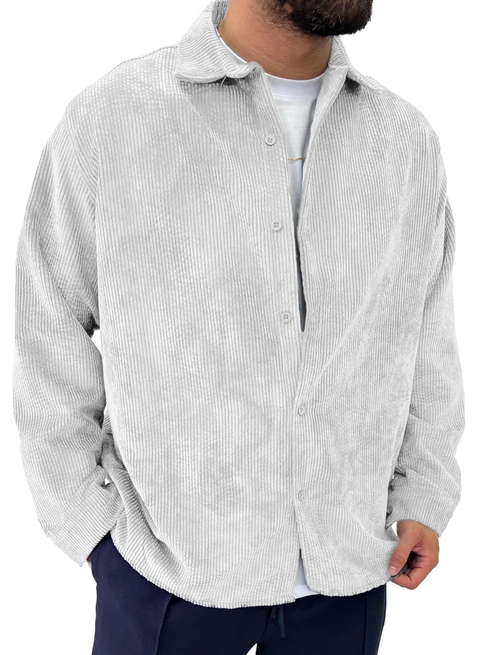 Modern Corduroy Long Sleeve Shirt