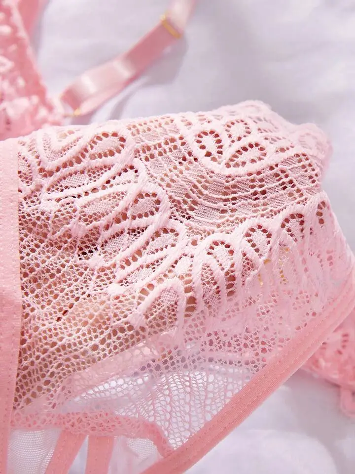 Underwire Open Cup Lingerie Set
