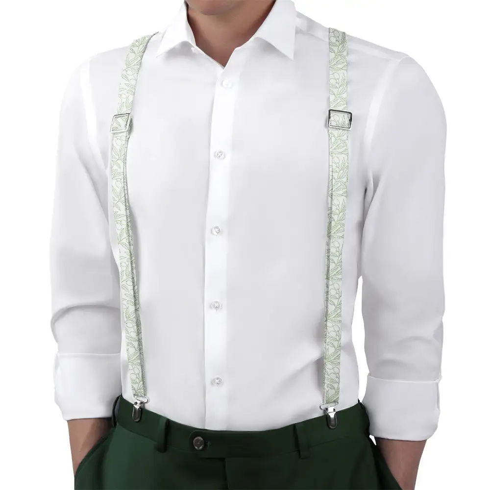 Olive Branch Theme Suspenders