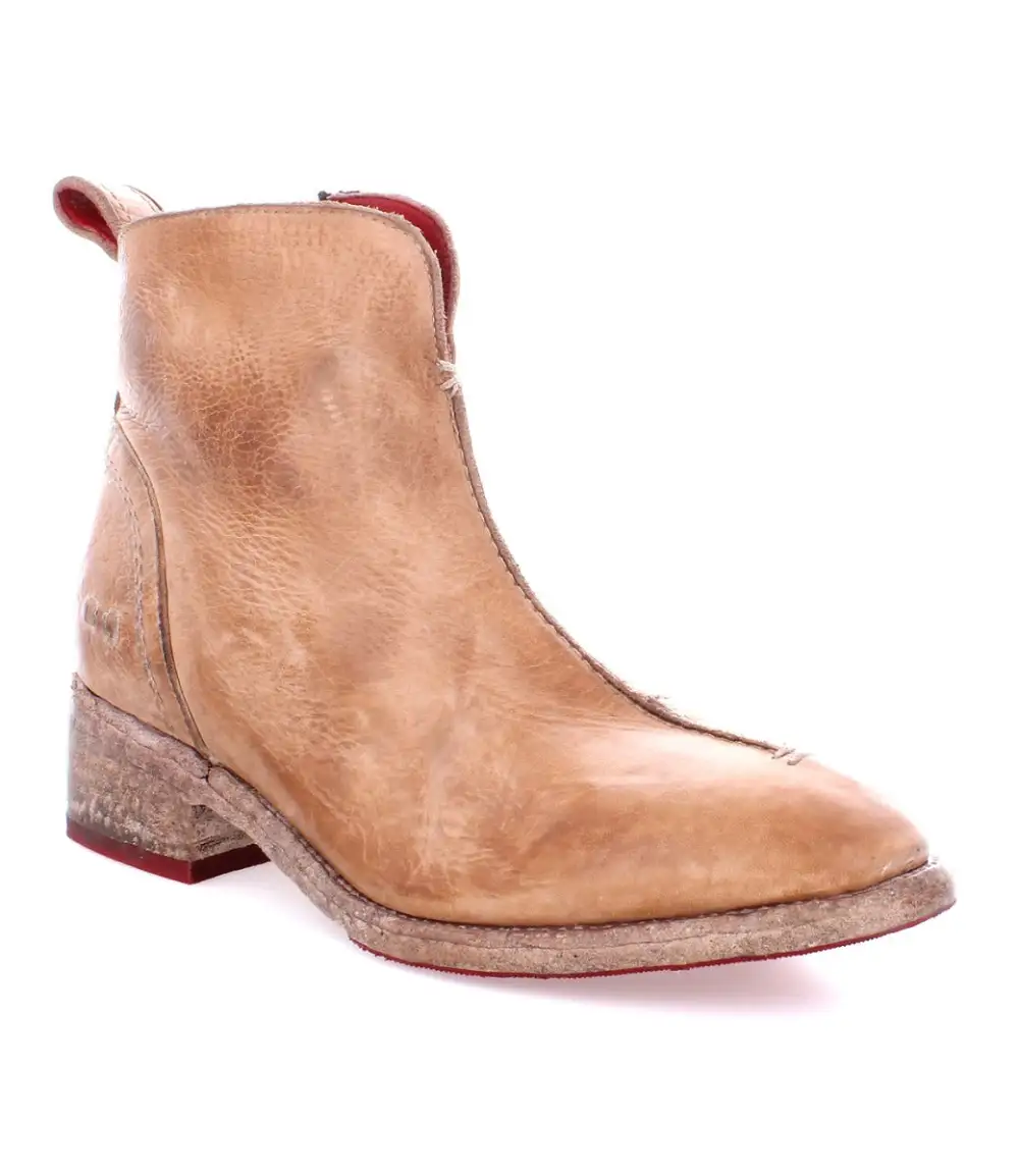 Pull-Tab Refined Ankle Boots