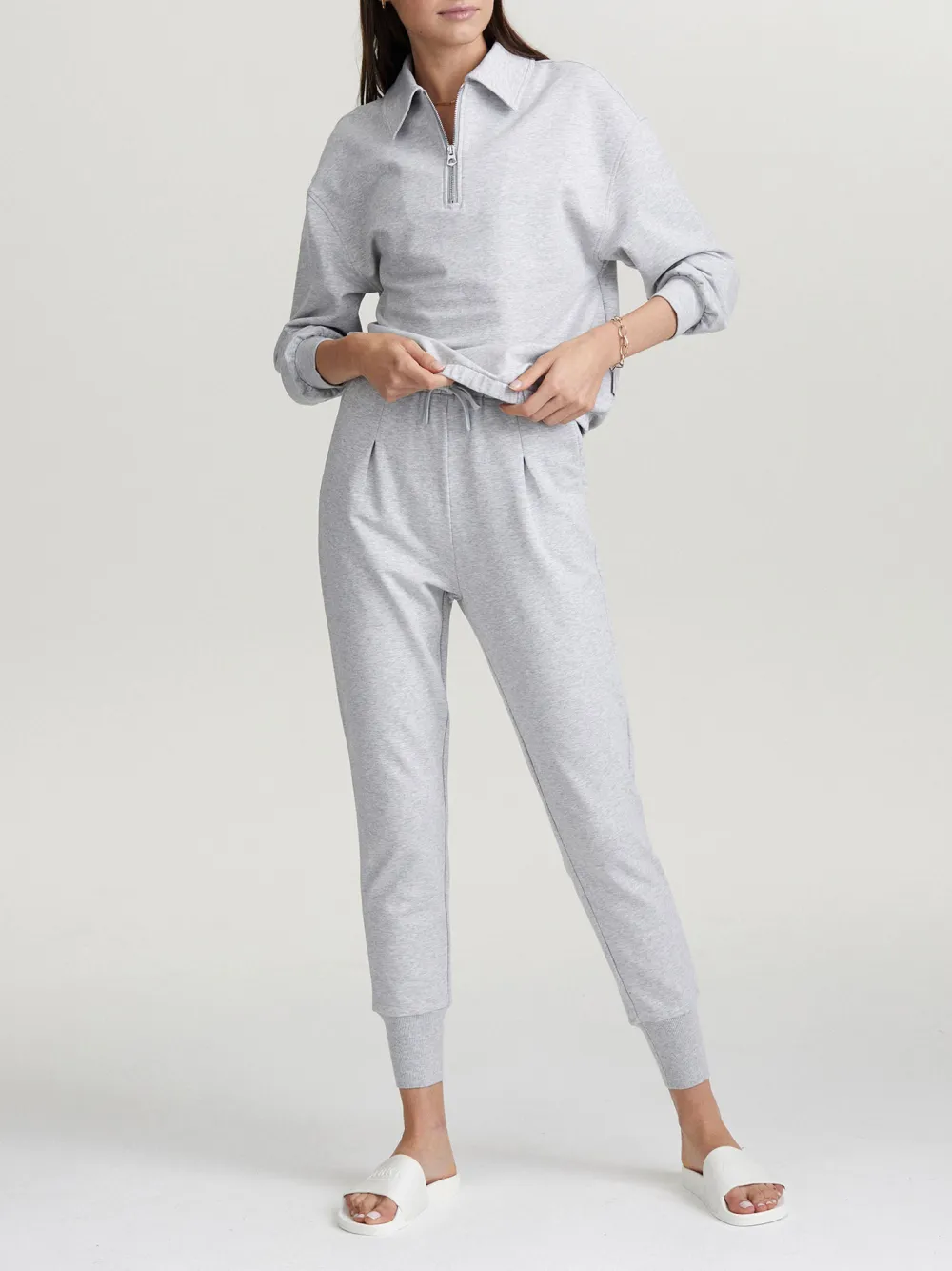 Casual Solid Stretch Jogger