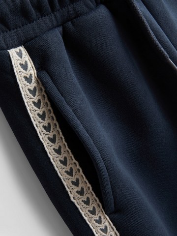 1-9yrs | Cotton Rich Lace Trim Wide Leg Joggers detail 3