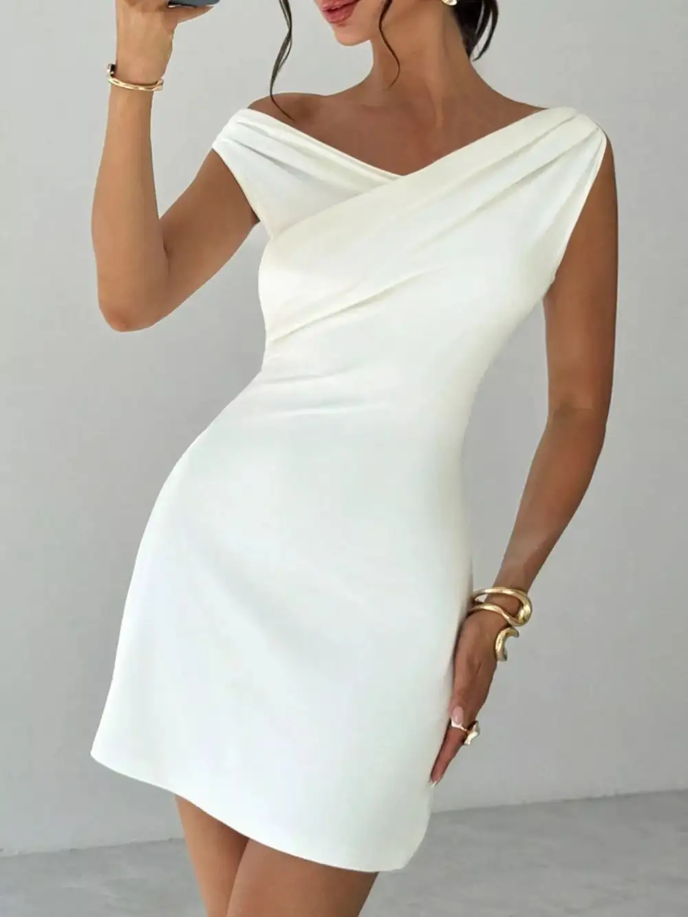 Off Shoulder Mini Dress