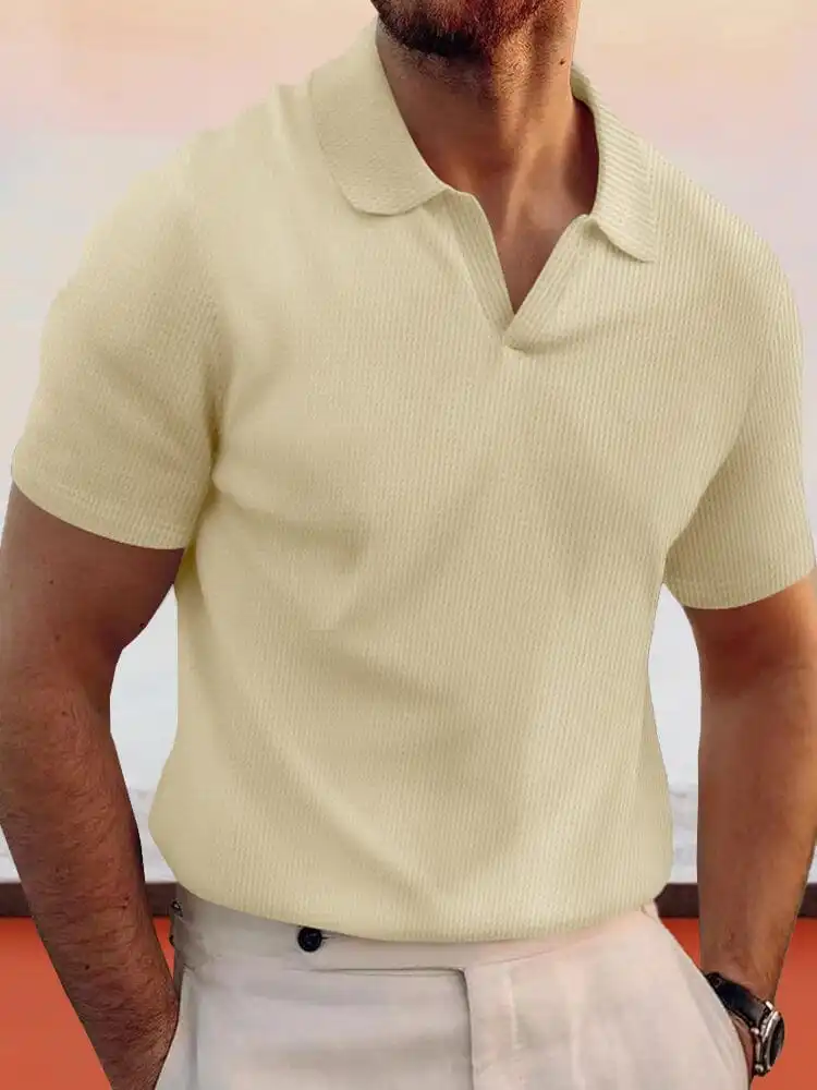Stretch Knit T-Shirt