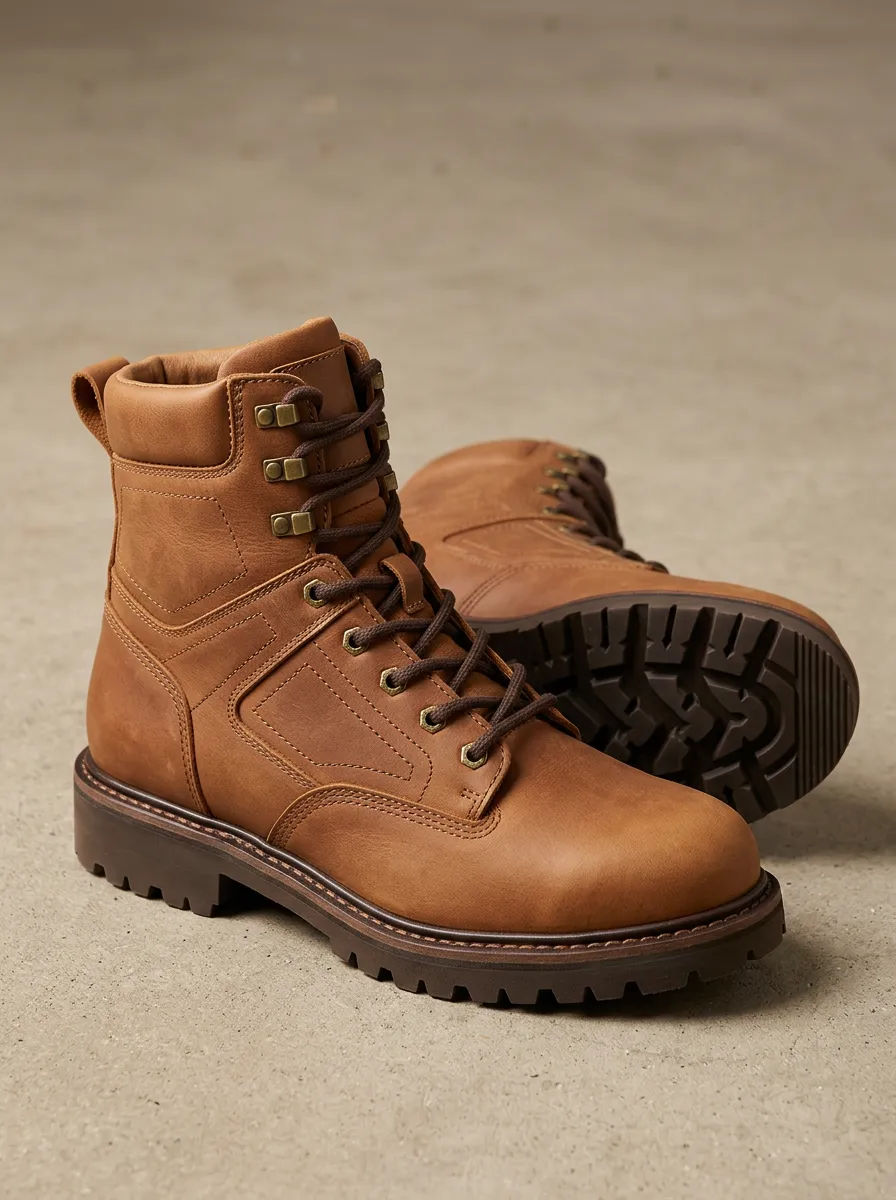 Men's Classic Lace-Up Work Boots