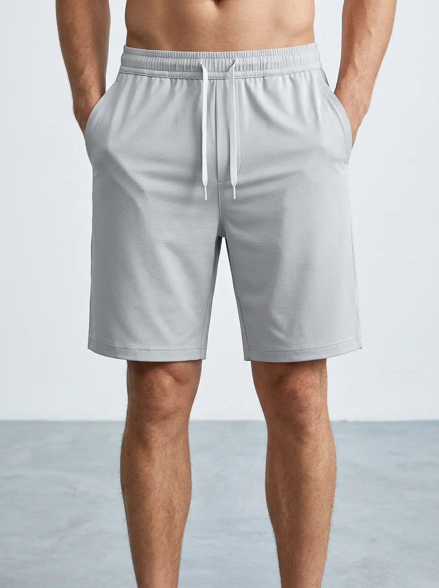 Streamlined Ice-Silk Casual Stretch Shorts
