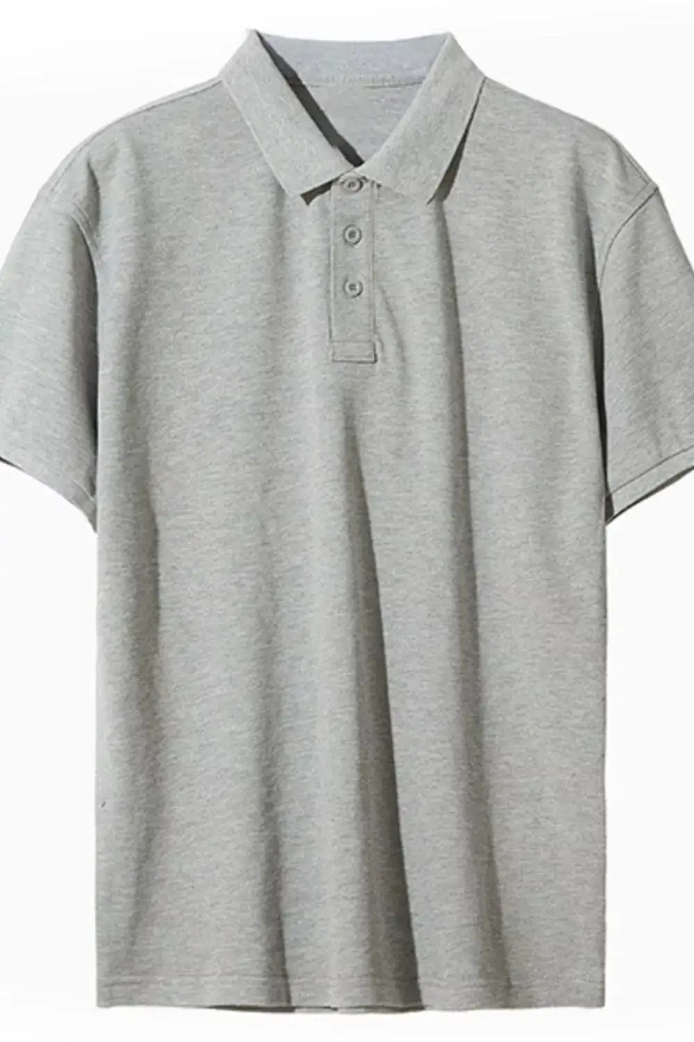 Button-Detail Polo Shirt