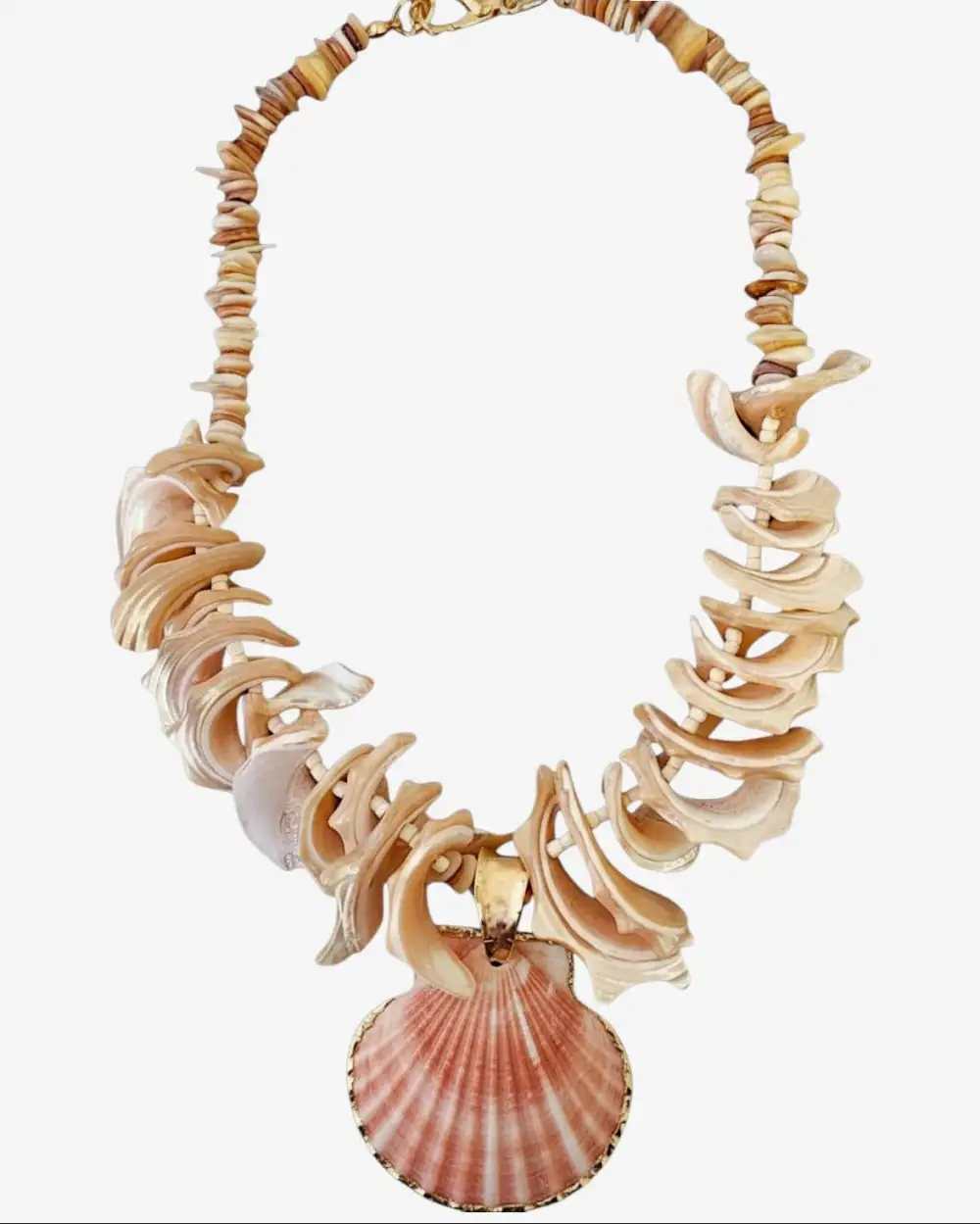 Shell Statement Refined Necklace