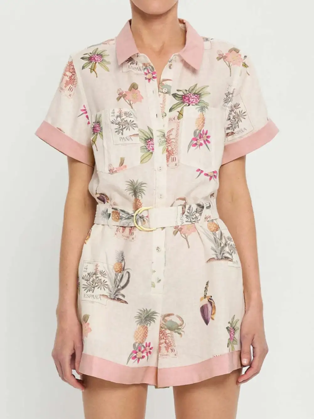 Easygoing Jumpsuit Printed Romper