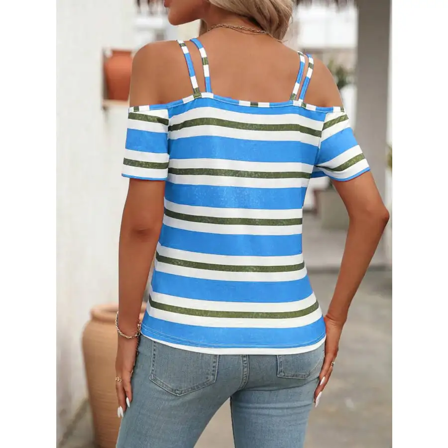Cold Shoulder T Shirt Tank