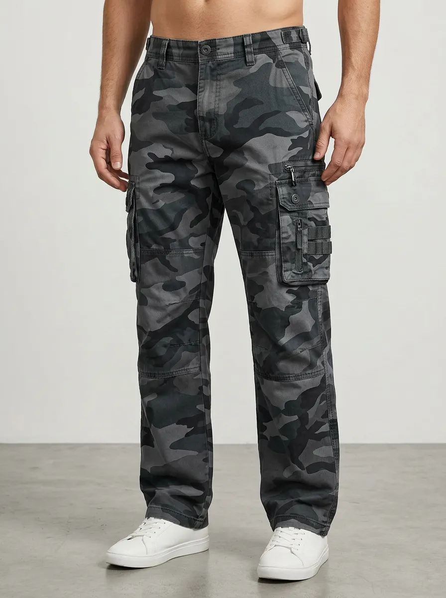 Camo-Utility Camouflage Tactical Camouflage Cargo Pants