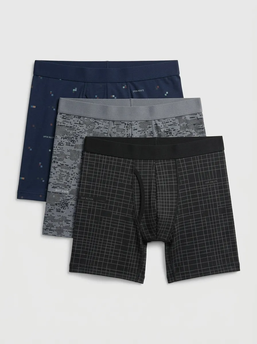 Digital-Camo Camo Grid Boxer Brief Set
