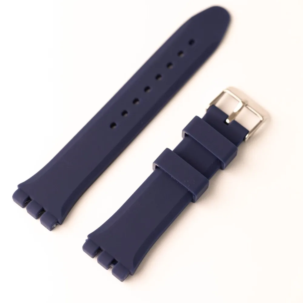 Leather Rubber Watch Strap