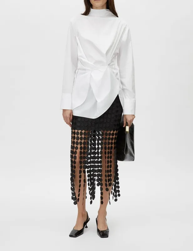 Black Soft Knit Skirt