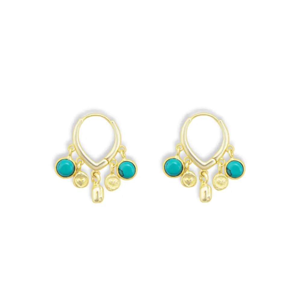 Decorative Delicate Artful Charm Earrings