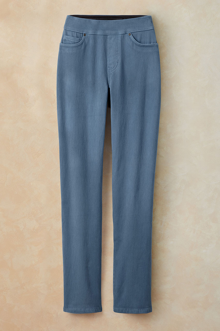 Knit Denim ShapeMe® Slim Leg Jeans