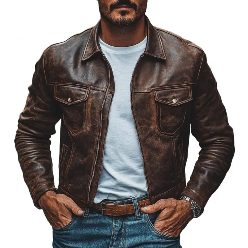 Rugged Work Distressed Jacket