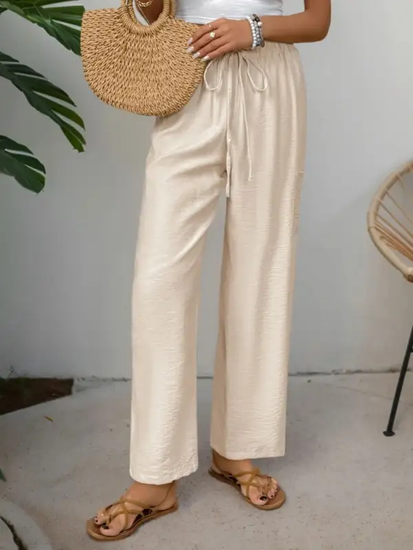 Wide Leg Soft Trousers