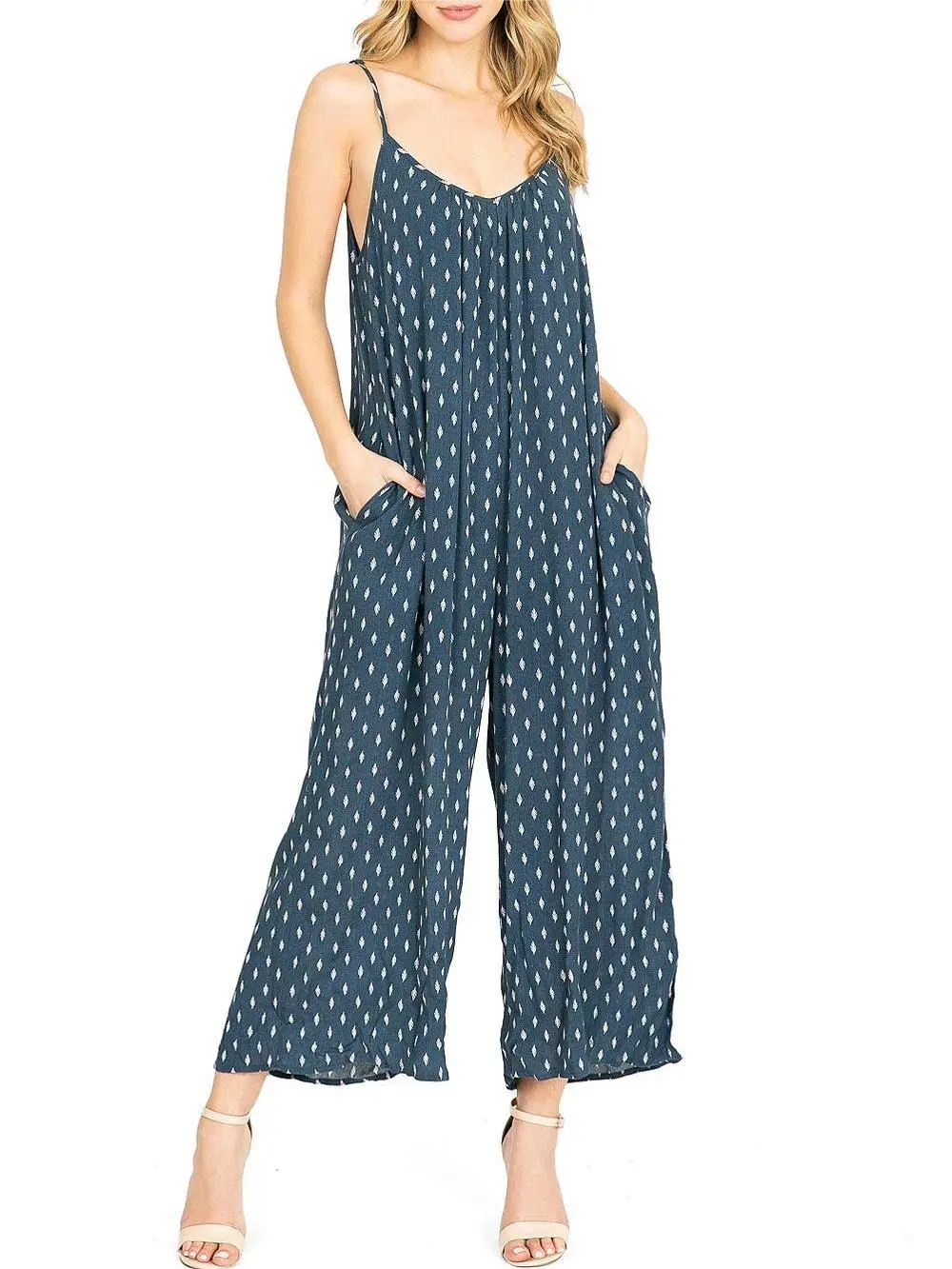 Culotte Jumpsuit with Pockets