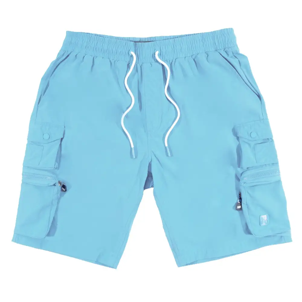 Relaxed Nylon Spandex Cargo Shorts