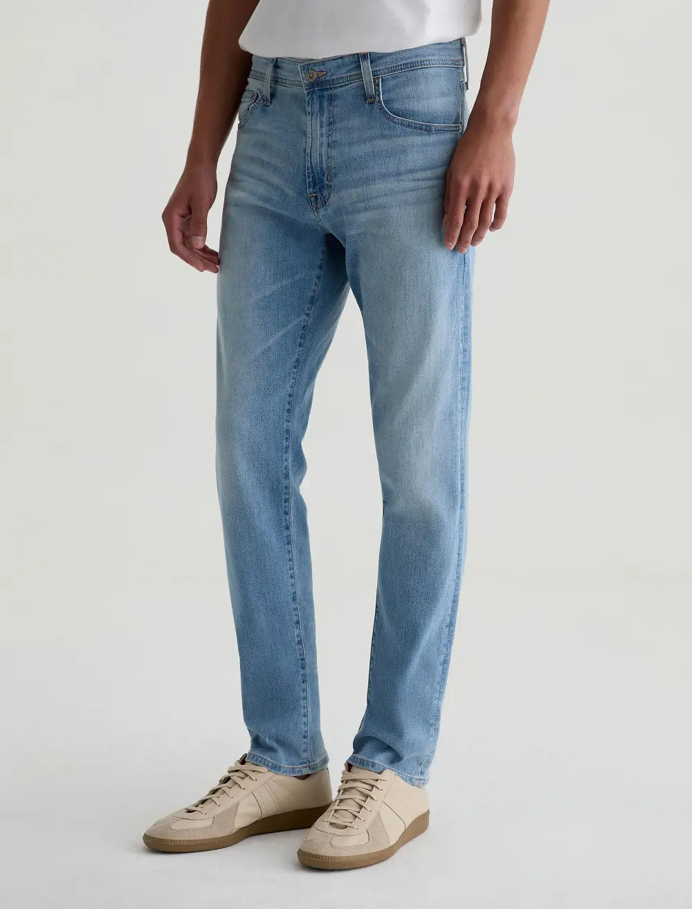 Men's Modern Slim Nylon Blend Jeans