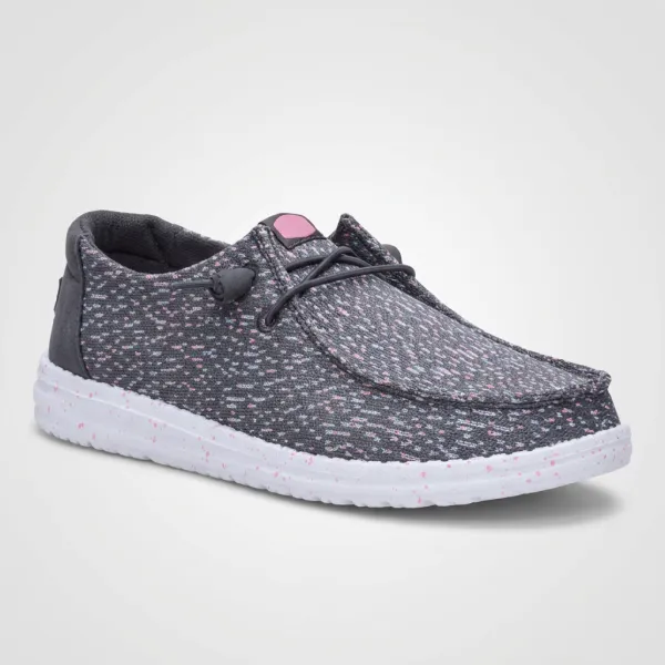 Wendy Stretch Speckle Mesh Lace Shoe