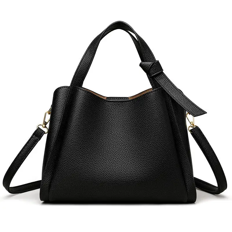 Soft Leather Bucket Bag