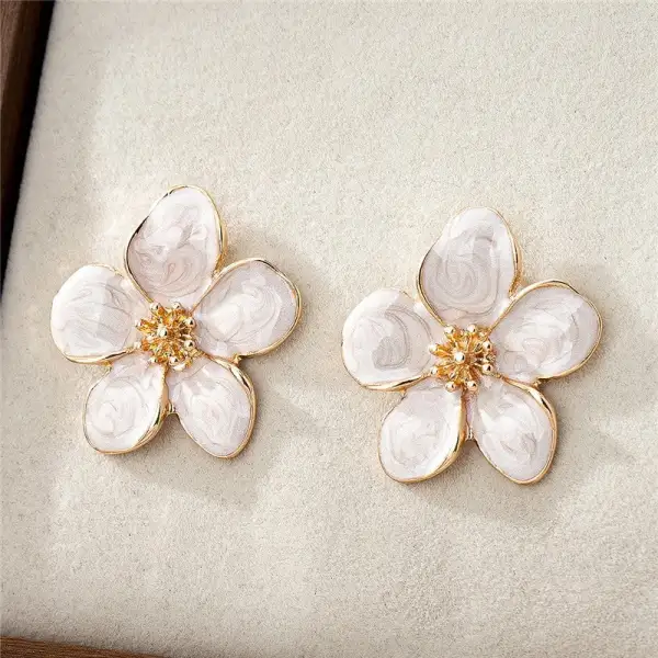 Playful Floral Statement Earrings