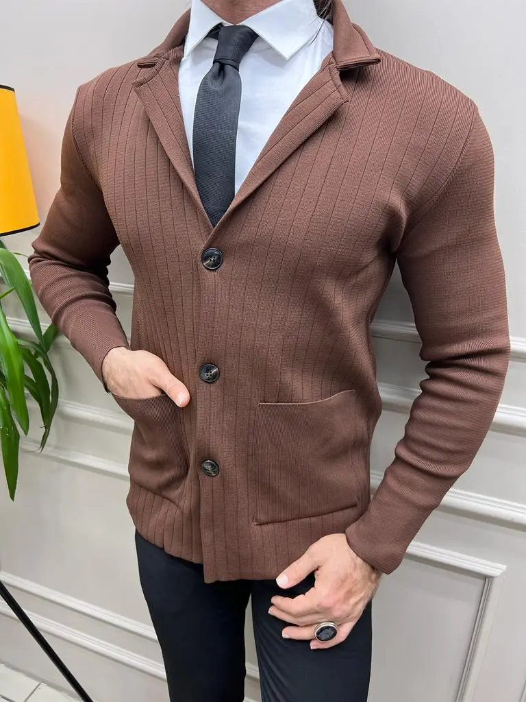 Slim Fit Wool Casual Jacket