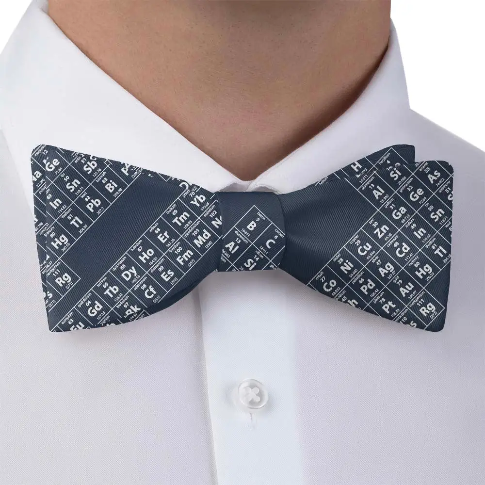 Periodic Table Pattern Bow Tie