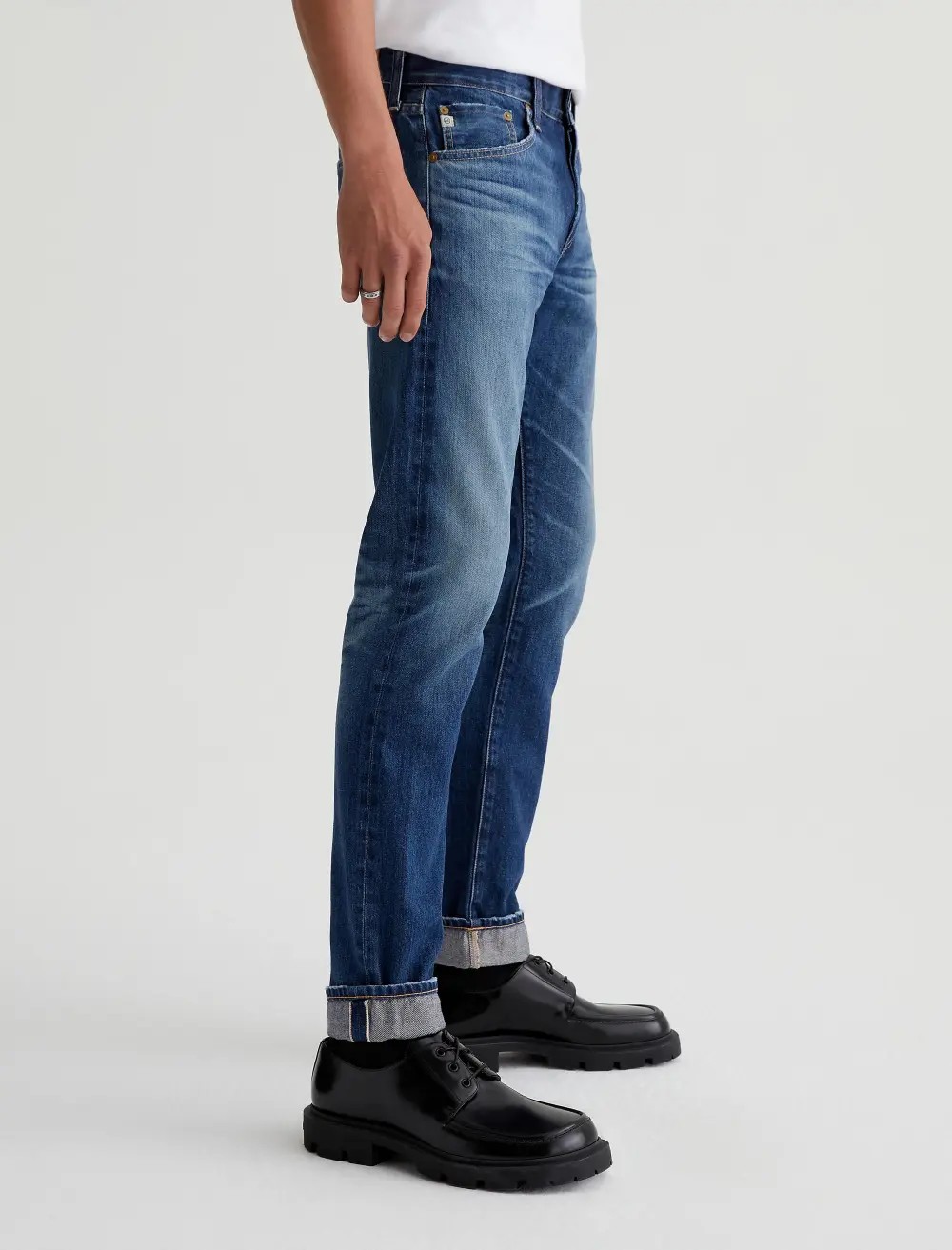 Men's Modern Slim Mid Rise Stretch Jeans
