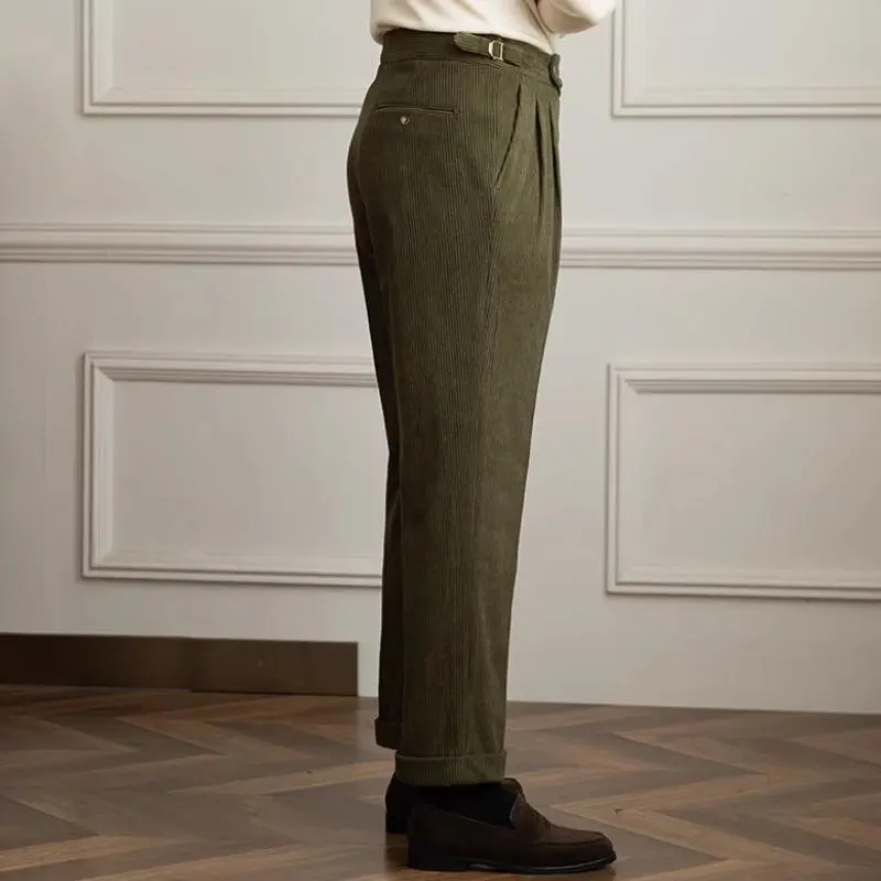Corduroy Straight Pants